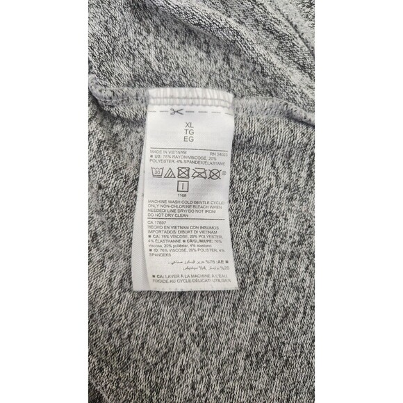 Old Navy Women’s Shirt XL | Black, White, Gray, Casual, Scuff on Collar - Picture 6 of 8